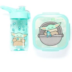 imageYoobi  Star Wars X Classic Black Bento Box and Ice Pack or Kids ampamp Tweens  3 Compartment Lunch Box Dishwasher ampamp Microwave Safe  BPA ampamp PVC Free LeakproofStar Wars Grogu Set