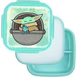 imageYoobi  Star Wars X Classic Black Bento Box and Ice Pack or Kids ampamp Tweens  3 Compartment Lunch Box Dishwasher ampamp Microwave Safe  BPA ampamp PVC Free LeakproofStar Wars The Mandalorian