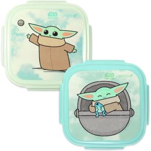 imageYoobi  Star Wars X Classic Black Bento Box and Ice Pack or Kids ampamp Tweens  3 Compartment Lunch Box Dishwasher ampamp Microwave Safe  BPA ampamp PVC Free LeakproofStar Wars Pack of 2