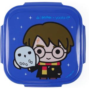 imageYoobi  Star Wars X Classic Black Bento Box and Ice Pack or Kids ampamp Tweens  3 Compartment Lunch Box Dishwasher ampamp Microwave Safe  BPA ampamp PVC Free LeakproofHedwig