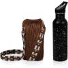 imagePICNIC TIME Star Wars Chewbacca Bottle Cooler Tote with Bottle Water Bottle Carrier Brown