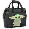imagePICNIC TIME Star Wars Mandalorian Grogu On The Go Lunch Bag Soft Cooler Lunch Box Insulated Lunch Bag Heathered GrayStar Wars Mandalorian Grogu  Black