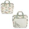imagePICNIC TIME Star Wars Mandalorian Grogu On The Go Lunch Bag Soft Cooler Lunch Box Insulated Lunch Bag Heathered GrayStar Wars Mandalorian Grogu  Cream with Floral Pattern