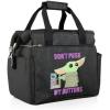 imagePICNIC TIME Star Wars Mandalorian Grogu On The Go Lunch Bag Soft Cooler Lunch Box Insulated Lunch Bag Heathered GrayStar Wars Mandalorian Grogu Buttons  Black