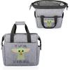 imagePICNIC TIME Star Wars Mandalorian Grogu On The Go Lunch Bag Soft Cooler Lunch Box Insulated Lunch Bag Heathered GrayStar Wars Mandalorian Grogu Drama  Heathered Gray