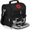 imagePICNIC TIME Star Wars Mandalorian Grogu Pranzo Lunch Bag Insulated Lunch Box with Utensil Set Lunch Cooler Bag BlackStar Wars Darth Vader  Black