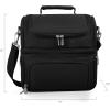 imagePICNIC TIME Star Wars Mandalorian Grogu Pranzo Lunch Bag Insulated Lunch Box with Utensil Set Lunch Cooler Bag BlackStar Wars Mandalorian Grogu  Black