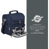 imagePICNIC TIME Star Wars Mandalorian Grogu Pranzo Lunch Bag Insulated Lunch Box with Utensil Set Lunch Cooler Bag BlackStar Wars Mandalorian Grogu  Navy Blue