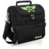 imagePICNIC TIME Star Wars Mandalorian Grogu Pranzo Lunch Bag Insulated Lunch Box with Utensil Set Lunch Cooler Bag Navy BlueStar Wars Mandalorian Grogu  Black
