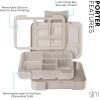 imageSimple Modern Star Wars Bento Lunch Box for Kids  BPA Free Leakproof Dishwasher Safe  Lunch Container for Boys Toddlers  Porter Collection  5 Compartments  Grogu Force StrongAlmond Birch