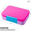 imageSimple Modern Star Wars Bento Lunch Box for Kids  BPA Free Leakproof Dishwasher Safe  Lunch Container for Boys Toddlers  Porter Collection  5 Compartments  Grogu Force StrongMultiColor 80s Mix