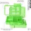 imageSimple Modern Star Wars Bento Lunch Box for Kids  BPA Free Leakproof Dishwasher Safe  Lunch Container for Boys Toddlers  Porter Collection  5 Compartments  Grogu Force StrongPattern Lime Checkmate