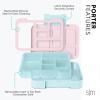 imageSimple Modern Star Wars Bento Lunch Box for Kids  BPA Free Leakproof Dishwasher Safe  Lunch Container for Boys Toddlers  Porter Collection  5 Compartments  Grogu Force StrongDisney Princess Rainbows