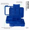 imageSimple Modern Star Wars Bento Lunch Box for Kids  BPA Free Leakproof Dishwasher Safe  Lunch Container for Boys Toddlers  Porter Collection  5 Compartments  Grogu Force StrongShark Bite