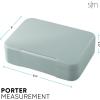 imageSimple Modern Star Wars Bento Lunch Box for Kids  BPA Free Leakproof Dishwasher Safe  Lunch Container for Boys Toddlers  Porter Collection  5 Compartments  Grogu Force StrongSea Glass Sage