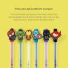 imageYoobi x Star Wars Gel Pens  10Pack wInterchangeable Silicone Charms Includes Grogu Darth Vader Yoda Chewbacca R2D2 ampamp C3PO  Fun for Boys ampamp Girls  10mm PointMarvel