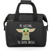 imagePICNIC TIME Star Wars Mandalorian Grogu On The Go Lunch Bag Soft Cooler Lunch Box Insulated Lunch Bag Heathered GrayStar Wars Mandalorian Grogu Drama  Black