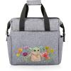 Star Wars Mandalorian Grogu Flowers - Heathered Gray