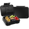 imageSimple Modern Star Wars Bento Lunch Box for Kids  BPA Free Leakproof Dishwasher Safe  Lunch Container for Boys Toddlers  Porter Collection  5 Compartments  Grogu Force StrongMidnight Black