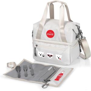 imagePICNIC TIME Star Wars Darth Vader Tarana Insulated Lunch Bag Made from Recycled Material Lunch Box with Picnic Set Upcycled Lunch Cooler Bag Carbon BlackCocaCola  Halo Gray