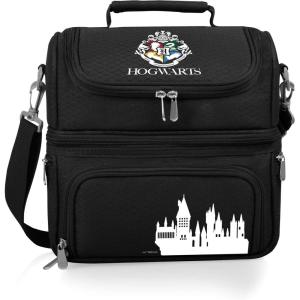 imagePICNIC TIME Star Wars Mandalorian Grogu Pranzo Lunch Bag Insulated Lunch Box with Utensil Set Lunch Cooler Bag Navy BlueHarry Potter Hogwarts  Black