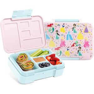 imageSimple Modern Star Wars Bento Lunch Box for Kids  BPA Free Leakproof Dishwasher Safe  Lunch Container for Boys Toddlers  Porter Collection  5 Compartments  Grogu Force StrongDisney Princess Rainbows