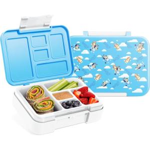 imageSimple Modern Star Wars Bento Lunch Box for Kids  BPA Free Leakproof Dishwasher Safe  Lunch Container for Boys Toddlers  Porter Collection  5 Compartments  Grogu Force StrongBluey Sky