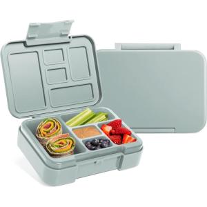 imageSimple Modern Star Wars Bento Lunch Box for Kids  BPA Free Leakproof Dishwasher Safe  Lunch Container for Boys Toddlers  Porter Collection  5 Compartments  Grogu Force StrongSea Glass Sage