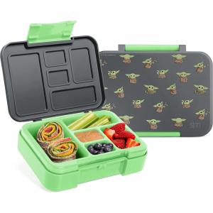imageSimple Modern Star Wars Bento Lunch Box for Kids  BPA Free Leakproof Dishwasher Safe  Lunch Container for Boys Toddlers  Porter Collection  5 Compartments  Grogu Force StrongStar Wars Grogu Force Strong