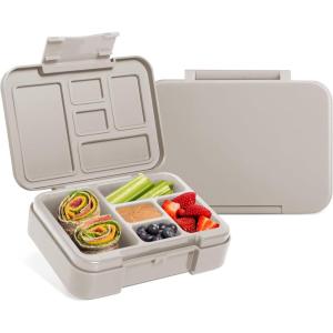 imageSimple Modern Star Wars Bento Lunch Box for Kids  BPA Free Leakproof Dishwasher Safe  Lunch Container for Boys Toddlers  Porter Collection  5 Compartments  Grogu Force StrongAlmond Birch
