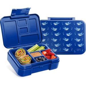 imageSimple Modern Star Wars Bento Lunch Box for Kids  BPA Free Leakproof Dishwasher Safe  Lunch Container for Boys Toddlers  Porter Collection  5 Compartments  Grogu Force StrongShark Bite