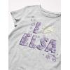 imageAmazon Essentials Disney  Marvel  Star Wars  Frozen  Princess Girls and Toddlers ShortSleeve TShirts MultipacksBlueGreyWhiteFrozen Elsa  Olaf