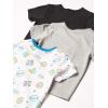 imageAmazon Essentials Disney  Marvel  Star Wars Boys and Toddlers ShortSleeve TShirts Previously Spotted Zebra MultipacksBlackGreyWhite Mickey and Friends