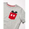 imageAmazon Essentials Disney  Marvel  Star Wars Boys and Toddlers ShortSleeve TShirts Previously Spotted Zebra MultipacksGreyNavyBlueMickey Awesome