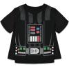 imageSTAR WARS Darth Vader Costume TShirt Shorts and Cape 3 Piece Toddler to Big KidBlack