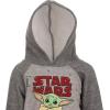 imageSTAR WARS The Mandalorian Fleece Pullover Hoodie and Pants Outfit Set Infant to Big Kid Sizes 12 Months  1820Gray
