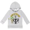 imageSTAR WARS The Mandalorian Fleece Pullover Hoodie and Pants Outfit Set Infant to Big Kid Sizes 12 Months  1820GrayBlack
