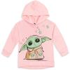 imageSTAR WARS The Mandalorian The Child Girls Pullover Hoodie and Leggings Outfit Set Infant to Big KidPinkGreen