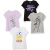 imageAmazon Essentials Disney  Marvel  Star Wars  Frozen  Princess Girls and Toddlers ShortSleeve TShirts MultipacksBlackGreyWhiteNightmare Spooky