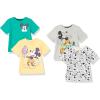 imageAmazon Essentials Disney  Marvel  Star Wars Boys and Toddlers ShortSleeve TShirts Previously Spotted Zebra MultipacksGreenOrangeYellowMickey Print