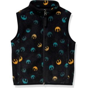 imageAmazon Essentials Disney  Marvel  Star Wars Boys and Toddlers Polar Fleece VestsStar Wars Rebel