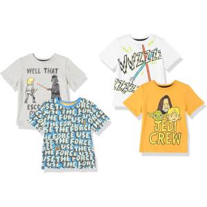 imageAmazon Essentials Disney  Marvel  Star Wars Boys and Toddlers ShortSleeve TShirts Previously Spotted Zebra MultipacksStar Wars