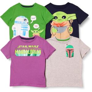 imageAmazon Essentials Disney  Marvel  Star Wars Boys and Toddlers ShortSleeve TShirts Previously Spotted Zebra MultipacksStar Wars Child