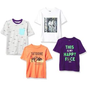 imageAmazon Essentials Disney  Marvel  Star Wars Boys and Toddlers ShortSleeve TShirts Previously Spotted Zebra MultipacksStar Wars Troopers