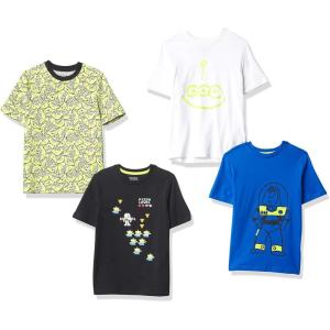 imageAmazon Essentials Disney  Marvel  Star Wars Boys and Toddlers ShortSleeve TShirts Previously Spotted Zebra MultipacksToy Story Space