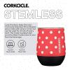 imageCorkcicle Star Wars Droids Gift Set BB8 R2D2 and C3PO Insulated Stainless Steel Cups with Lids Keeps Beverages Chilled for 9 Hours 12 oz Pack of 3 BundleMinnie Mouse Red Polka Dot