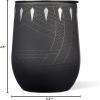 imageCorkcicle Star Wars Droids Gift Set BB8 R2D2 and C3PO Insulated Stainless Steel Cups with Lids Keeps Beverages Chilled for 9 Hours 12 oz Pack of 3 BundleBlack Panther