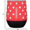 imageCorkcicle Star Wars Droids Gift Set BB8 R2D2 and C3PO Insulated Stainless Steel Cups with Lids Keeps Beverages Chilled for 9 Hours 12 oz Pack of 3 BundleMinnie Mouse Red Polka Dot
