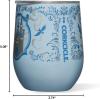 imageCorkcicle Star Wars Droids Gift Set BB8 R2D2 and C3PO Insulated Stainless Steel Cups with Lids Keeps Beverages Chilled for 9 Hours 12 oz Pack of 3 BundleCinderella