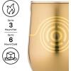 imageCorkcicle Star Wars Droids Gift Set BB8 R2D2 and C3PO Insulated Stainless Steel Cups with Lids Keeps Beverages Chilled for 9 Hours 12 oz Pack of 3 BundleC3PO